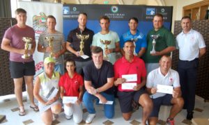 Winners of the EGF Summer Swing at Jumeirah Golf Estates